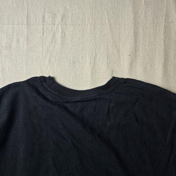 Pink Floyd Wembley Stadium Concert T-Shirt Vintage | Cropped Black Graphic Tee - Picture 8 of 9